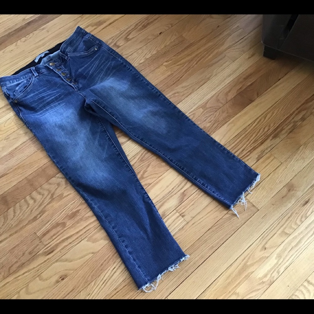 Wit & Wisdom Button-Front Absolution Jeans